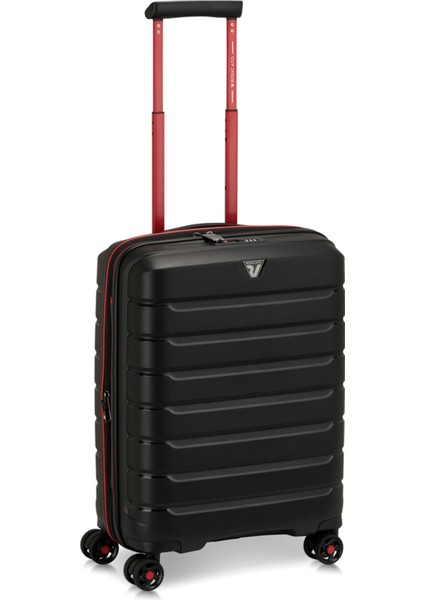 41818381-81 Trolley Cabina 4r B-Flying Move Nero Fumo Siyah Bavul 55 cm