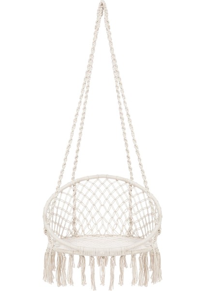 Ronıtta Bej Rattan Bahçe Salıncağı