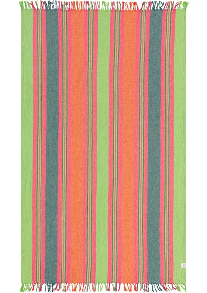 Stripe Fusion Renkli Çizgili Pamuklu Peştemal