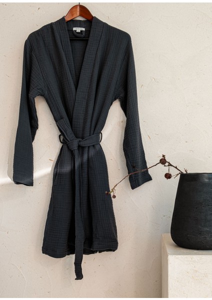 Cocoon Antrasit %100 Pamuk Kadın Bornoz fiyatları