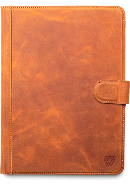 iPad 10.2" Camel Deri Tablet Kılıfı