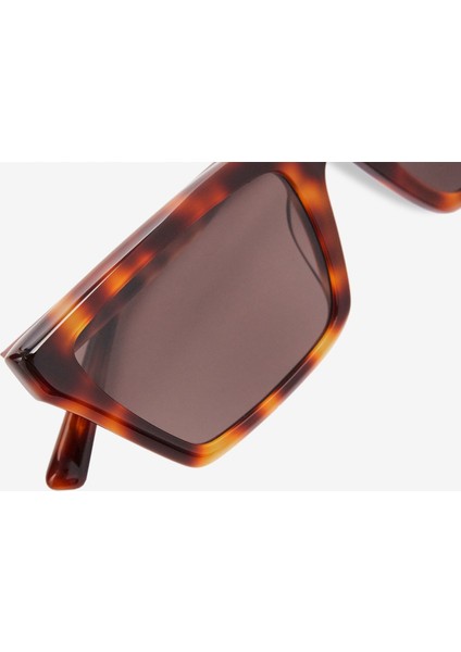 New Corey Asetat Kahve Unisex Güneş Gözlüğü