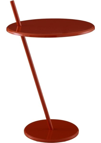 Good Evening Terra Cotta Çelik Kaplama Yan Sehpa