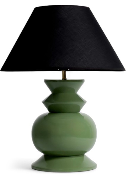 Chunky Lamp Yeşil Abajur