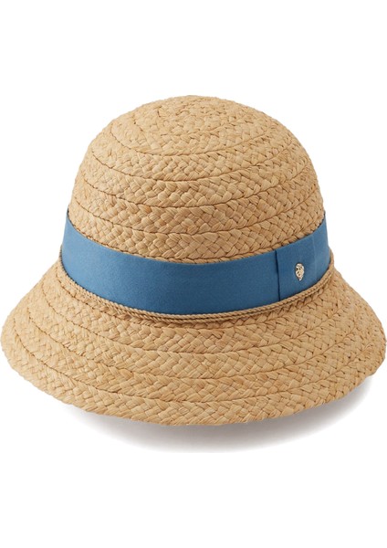 Rebecca Bej Mavi Kadın Rafya Şapka fiyatları