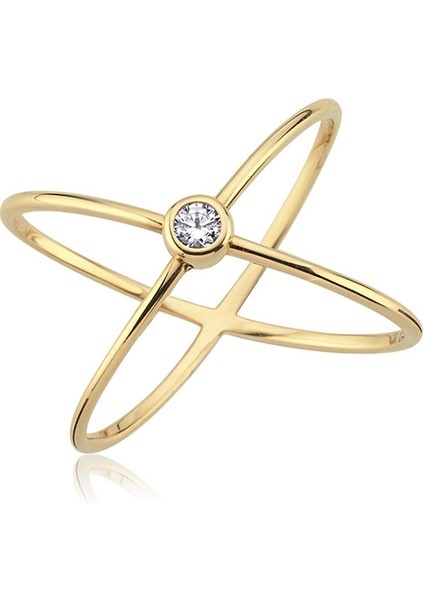 Axis 14 Ayar Altın Kadın Yüzük