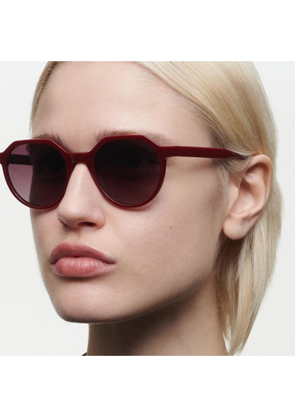 Siena 6911 Bordo Asetat Kadın Güneş Gözlüğü modelleri