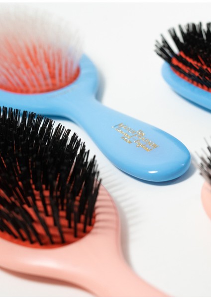 Pocket Boar Bristle B4 Pink Saç Fırçası