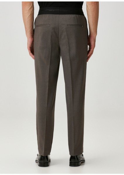 Kahverengi Yün Pantolon modelleri