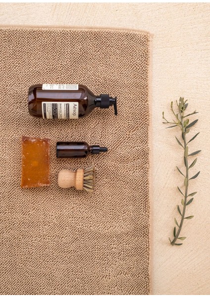 Beads Bej %100 Pamuk Banyo Paspası 60X95 cm fiyatları