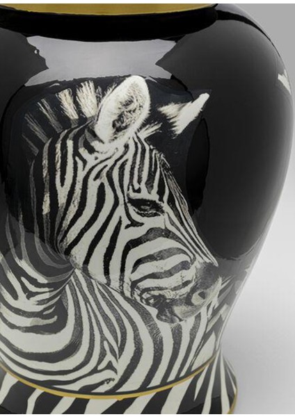 Zebra Face Porselen Vazo indirimleri