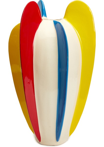 Koons Çok Renkli Seramik Vazo