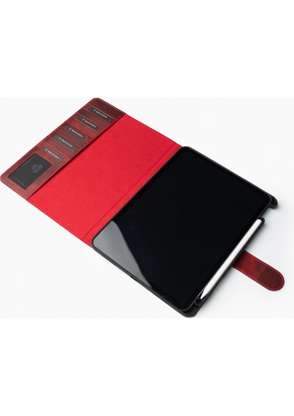 iPad 10.2" Magenta Deri Tablet Kılıfı modelleri