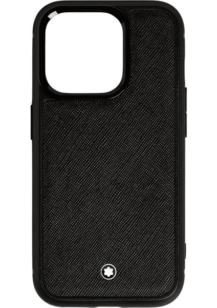 Siyah iPhone 16 Deri Telefon Kılıfı