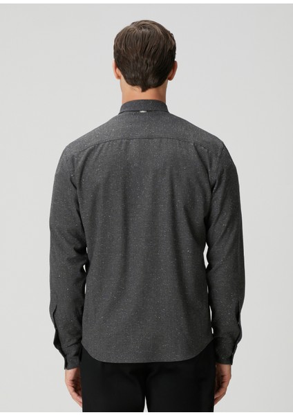 Koyu Gri Yün Gömlek fırsatları