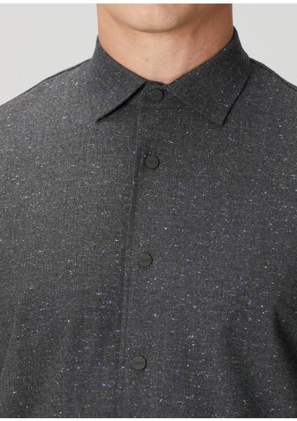 Koyu Gri Yün Gömlek indirimleri