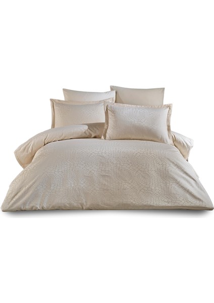 Padova Bej Çift Kişilik Nevresim Takımı 200X220 cm