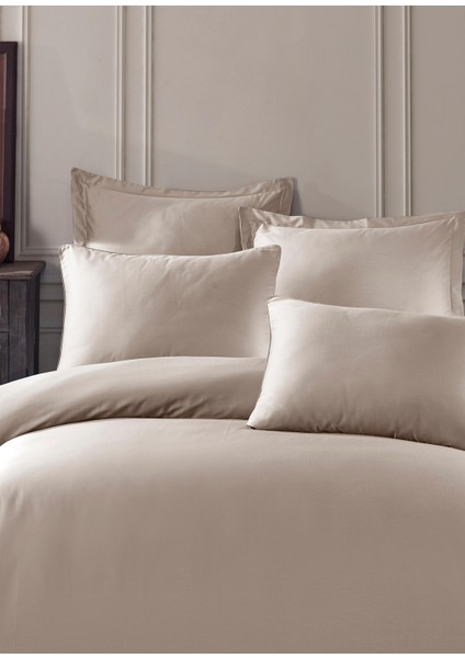 Palermo Bej Pamuk Saten Çift Kişilik Nevresim Takımı 200 x 220 cm fiyatları