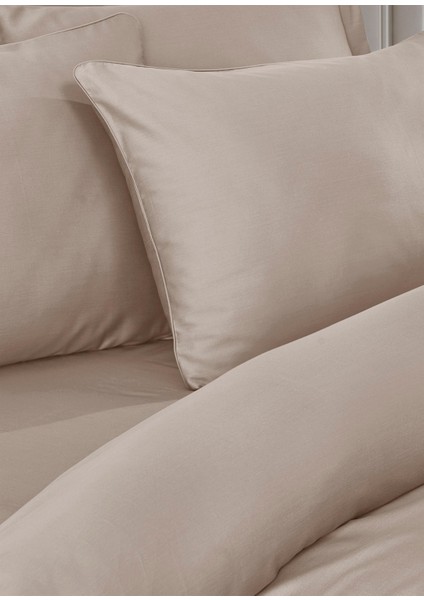 Palermo Bej Pamuk Saten Çift Kişilik Nevresim Takımı 200 x 220 cm modelleri