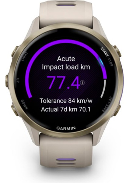 Forerunner 970 Soft Gold Titanyum Gri Silikon Kayışlı Akıllı Saat fırsatları