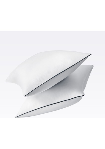 Antrasit Biyeli Gri Beyaz Pamuk Saten Çift Kişilik Nevresim Takımı