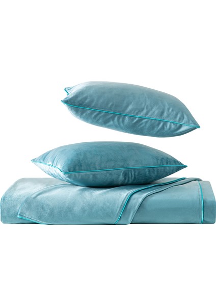 Kadife Cam Göbeği Yatak Örtüsü