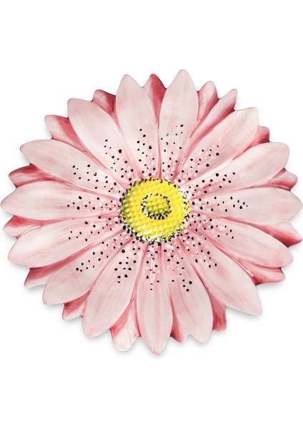 Camomilla Pembe Seramik Servis Tabağı