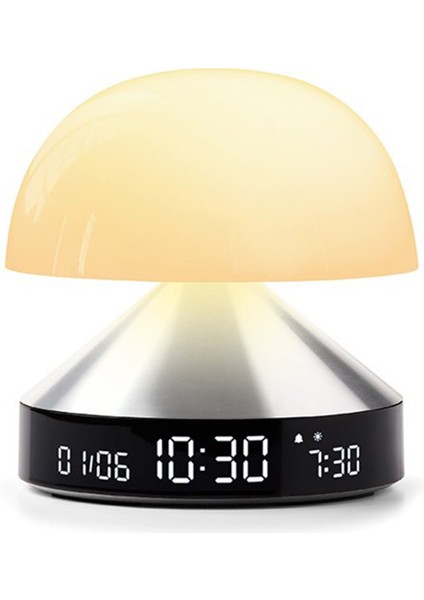 Mina Sunrise Alüminyum Gümüş Rengi Alarm Saatli Gün Işığı Simulatörü Aydınlatma fırsatları