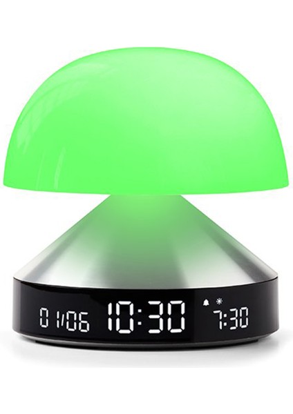 Mina Sunrise Alüminyum Gümüş Rengi Alarm Saatli Gün Işığı Simulatörü Aydınlatma indirimleri