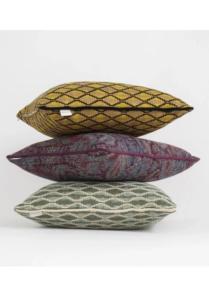 Roche Biyeli Vizon Siyah Pamuklu Dekoratif Kırlent 45 x 45 cm modelleri