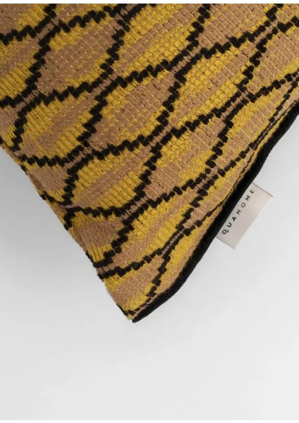 Roche Biyeli Vizon Siyah Pamuklu Dekoratif Kırlent 45 x 45 cm fırsatları