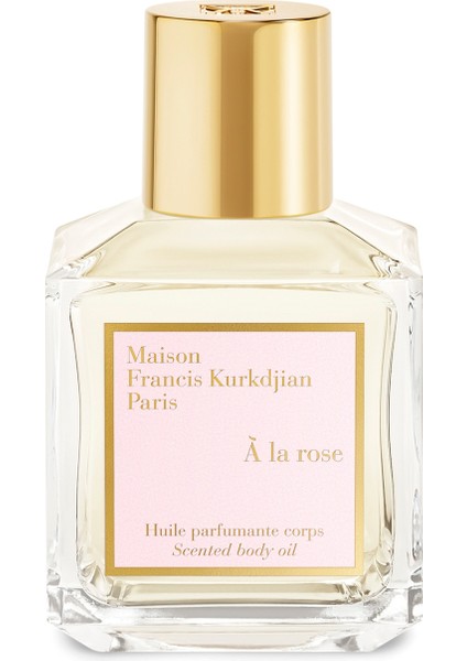A La Rose Scented Body Oil 70 ml