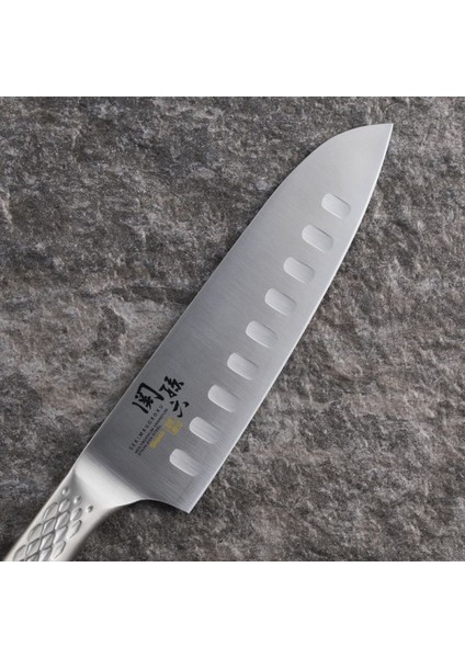 Seki Magoroku Shoso Oluklu Santoku Şef Bıçağı AB-5157 modelleri