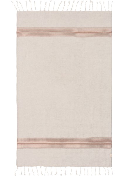 Linen Cinnamon Keten Peştamal
