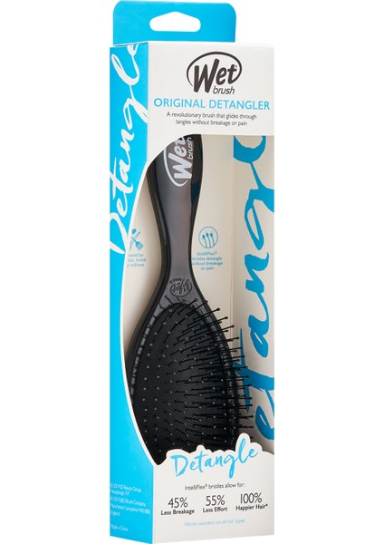 Original Detangler Siyah Dolaşık Açıcı Kadın Saç Fırçası