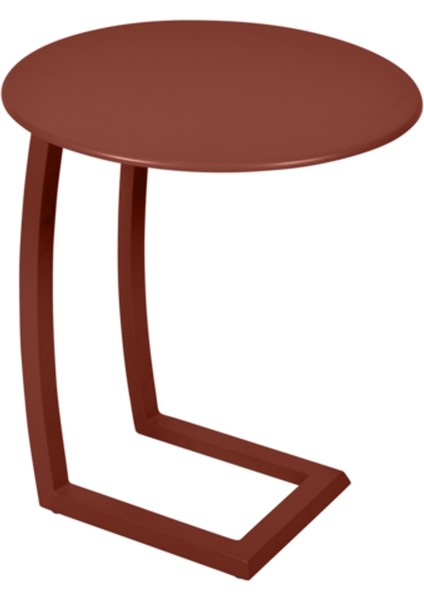 Alize Bordo Metal Bahçe Sehpası