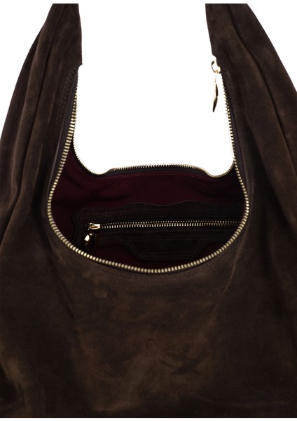 Hera Kahverengi Kadın Süet Çanta modelleri