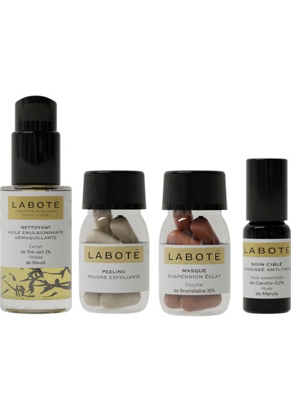 Doğal Içerikli Lekeli Ciltler Için Bakım Seti 70 ml