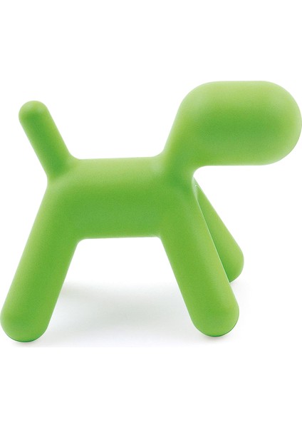 Puppy Green Ekstra Büyük Boy Köpek Heykeli