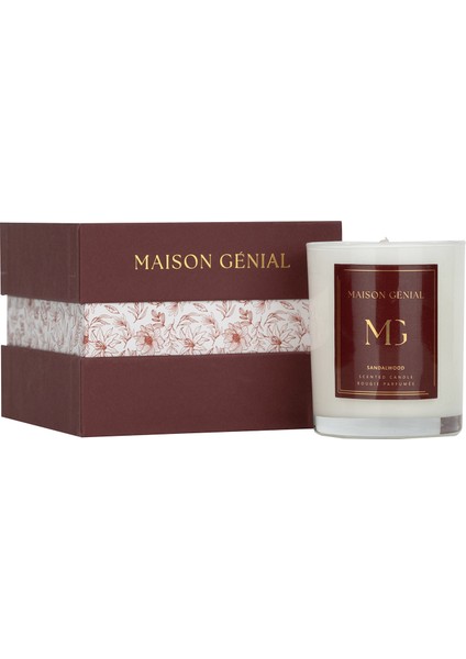 Luxury Sandal Wood Bordo Orta Boy Mum 210G