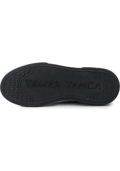 Erkek Hakiki Deri Siyah Rugan Sneakers & Spor Ayakkabı fırsatları