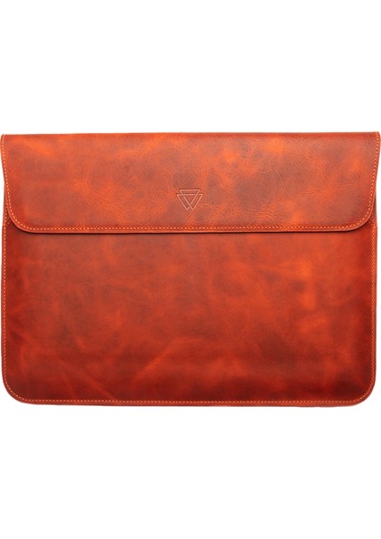 MacBook Air Pro 16" Amber Deri Laptop Kılıfı