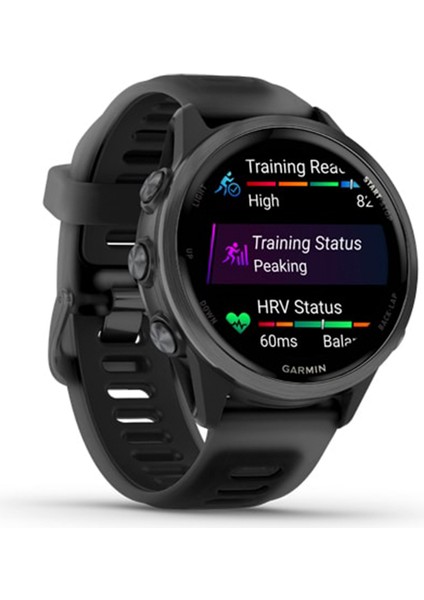 Forerunner 570 42 mm Slate Gri Siyah Silikon Kayışlı Akıllı Saat modelleri