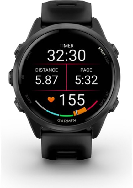 Forerunner 570 42 mm Slate Gri Siyah Silikon Kayışlı Akıllı Saat