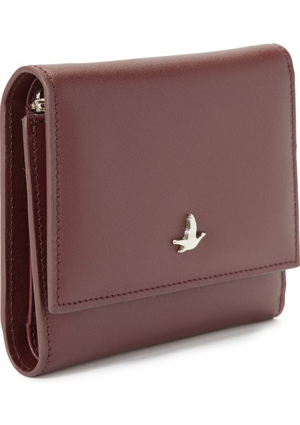 Bordo Küçük Kadın Deri Cüzdan fiyatları
