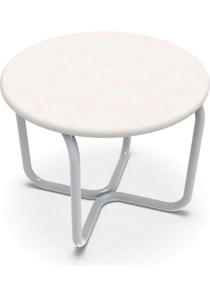 Sling White Çelik Yan Sehpa 53 x 53 cm fiyatları