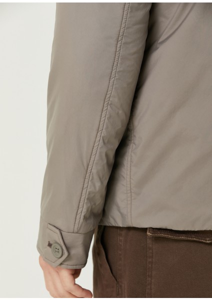 Koyu Bej Dış Gömlek