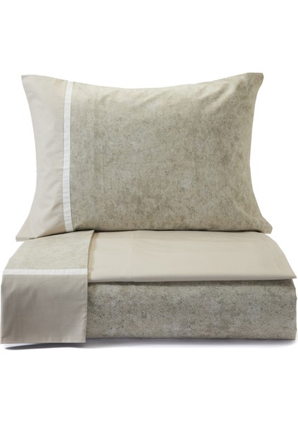 Galuchat Koyu Bej Nevresim Takımı