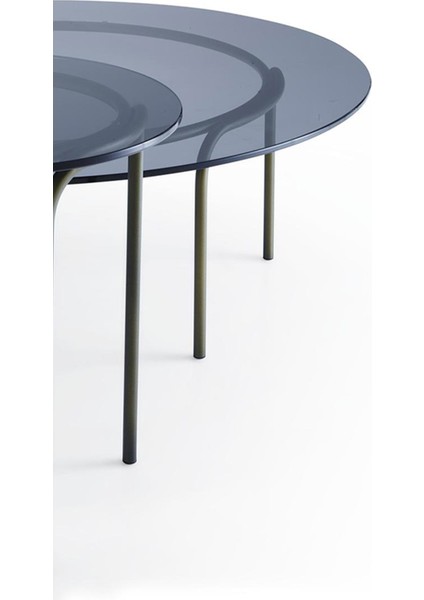 Liam Bronz Kaplama Cam Yan Sehpa fiyatları