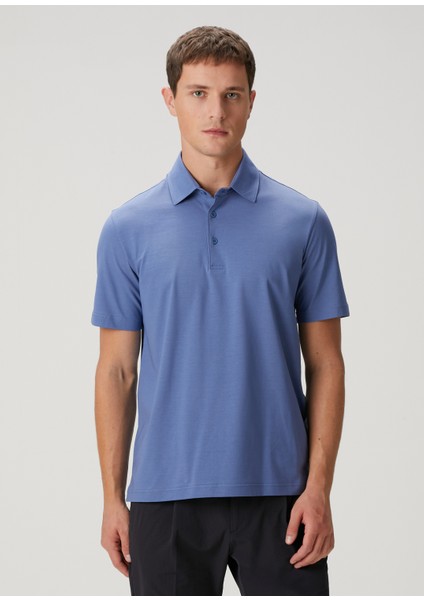 Mavi Polo Yaka T-Shirt